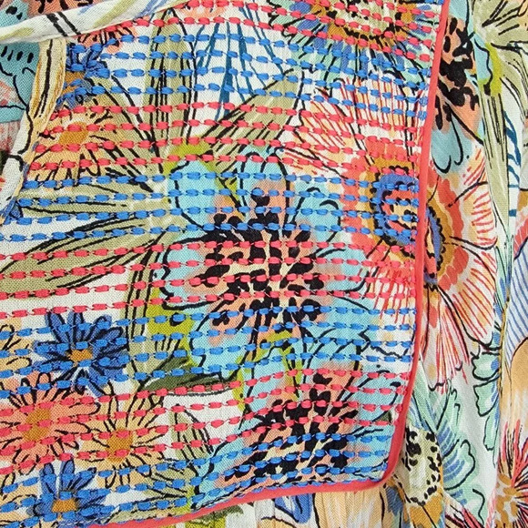 Orientique Australian Floral Dress Womens Size XS Multicolor - Picture 10 of 14